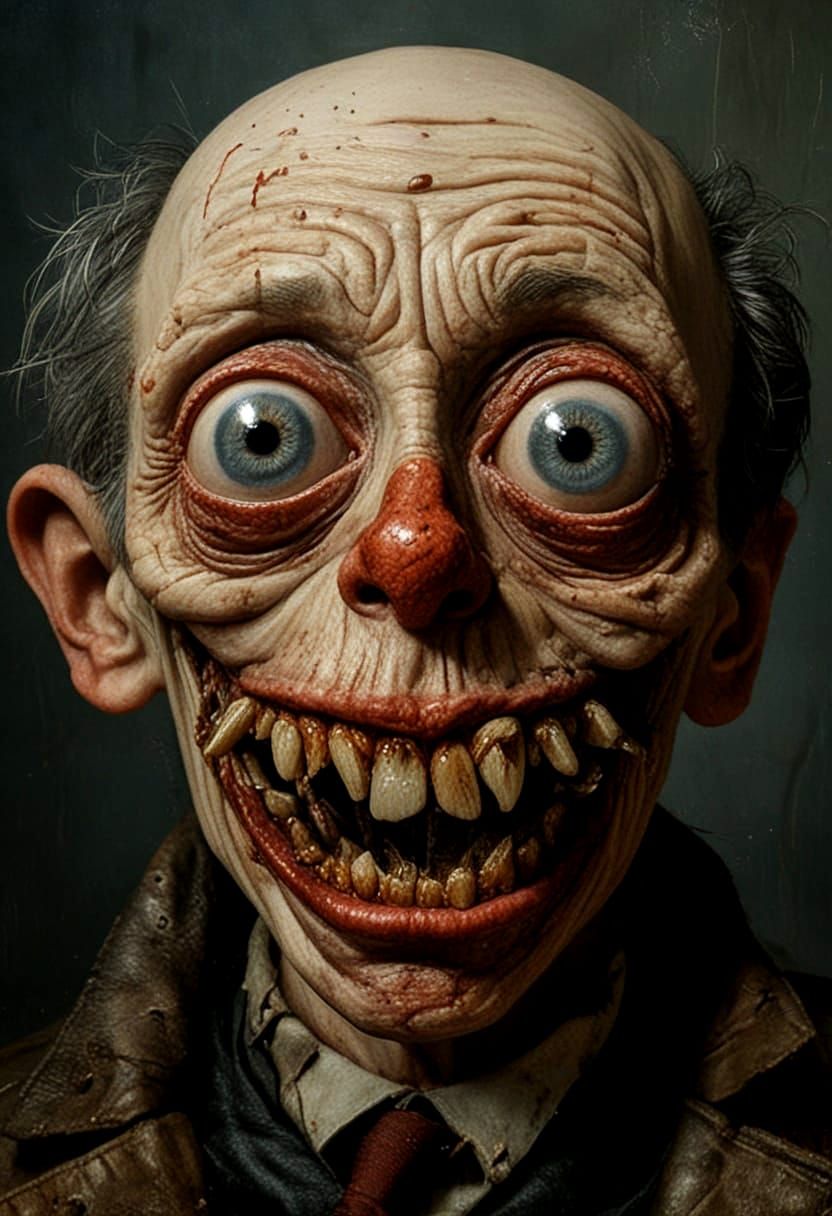 AI Generated Grotesque Figure