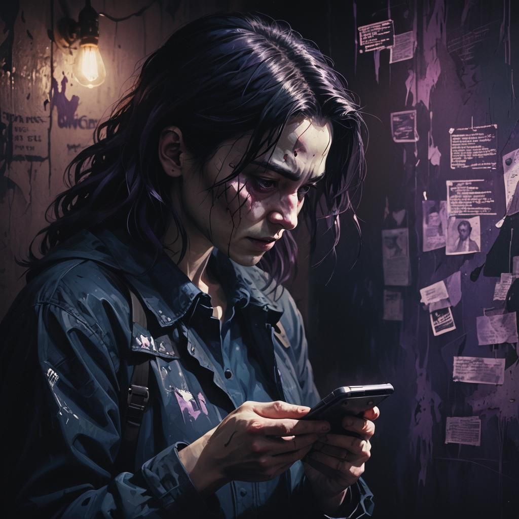 Eerie Phone Messages in Sinister Concept Art