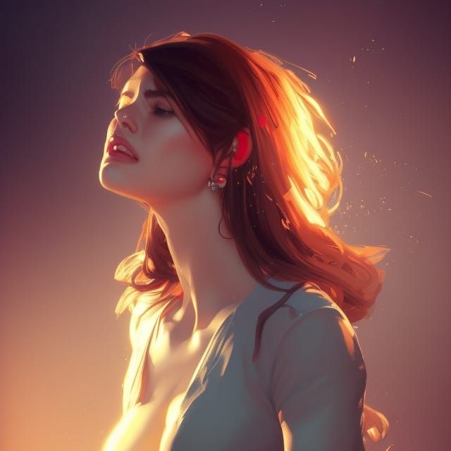 Detailed Portrait of Mechanic Woman in Unreal Engine