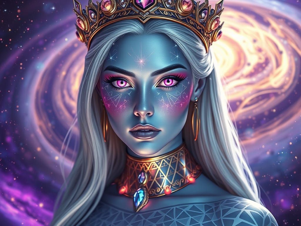 Galactic Empress in Cosmic Splendor
