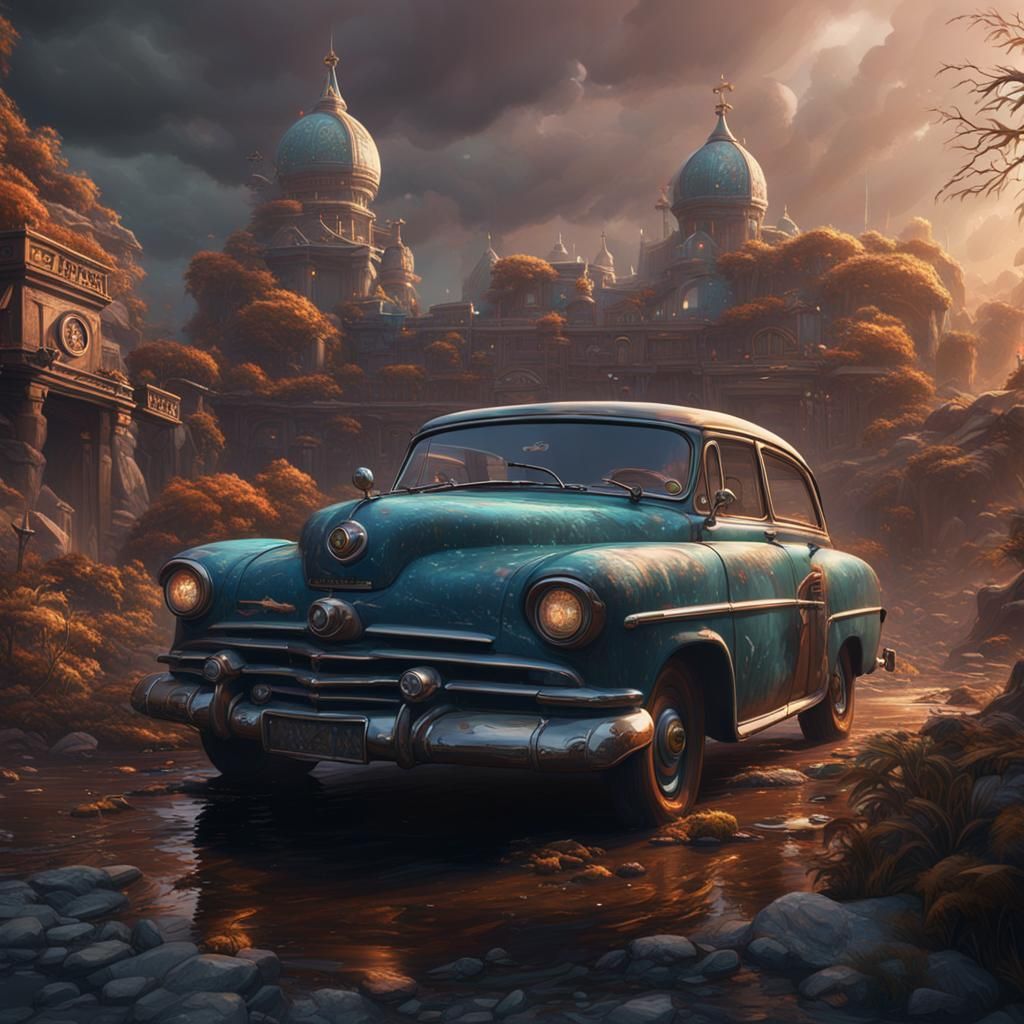 Detailed Car Matte Painting in Unreal Engine