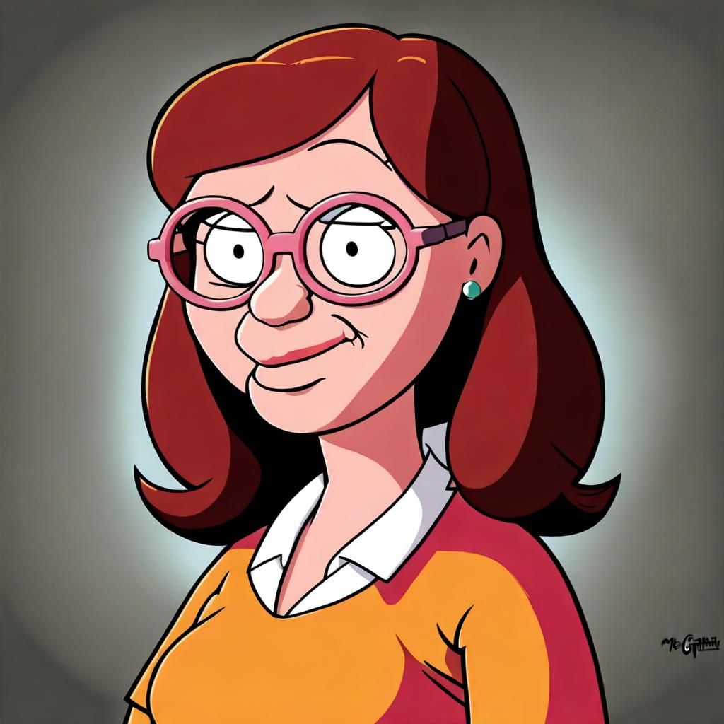 Meg Griffin Portrait from Family Guy