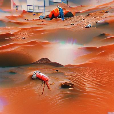Barren Red Planet: A Glimpse of Future Life on Mars