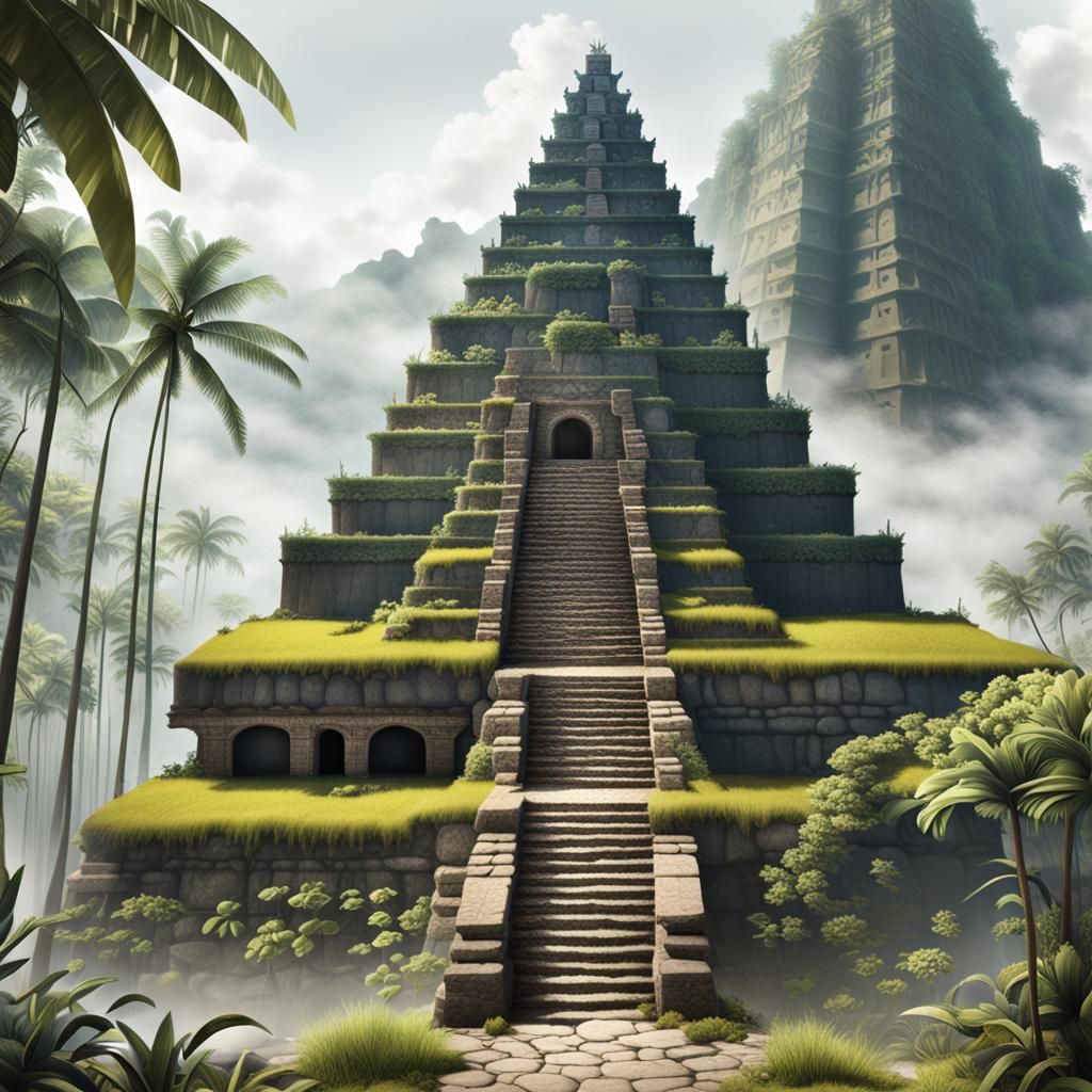 Mystical Philippine City on Stilts: Digital Art