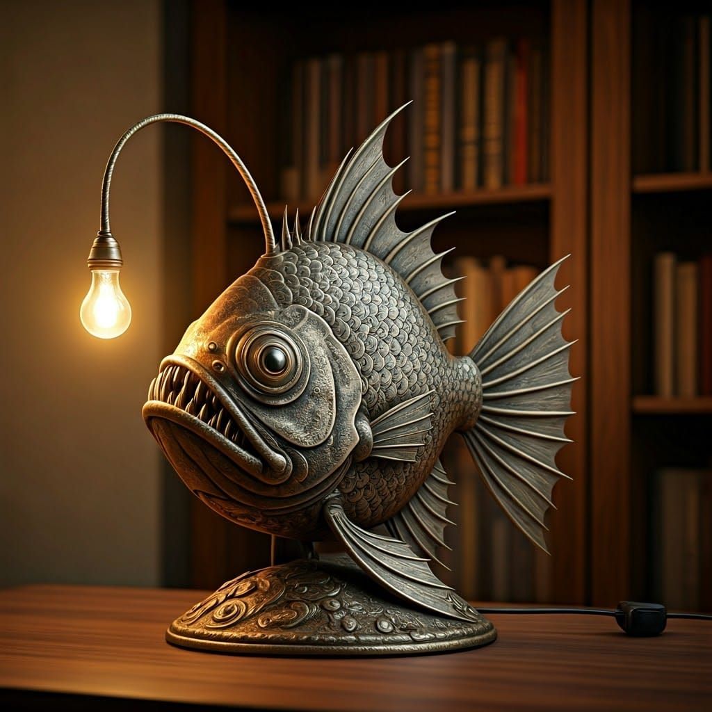Lantern Fish Lamp