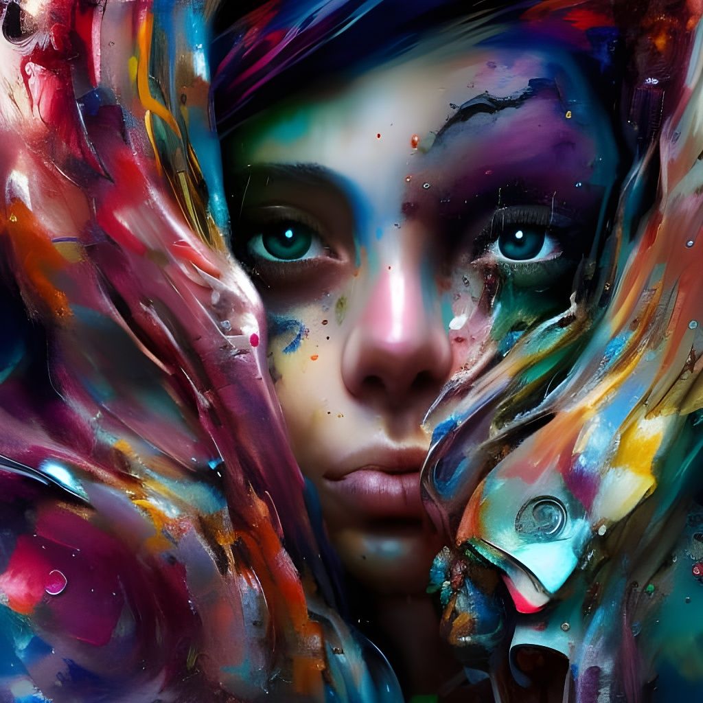Intricate Eyes Reflecting Soul: Fantasy Art