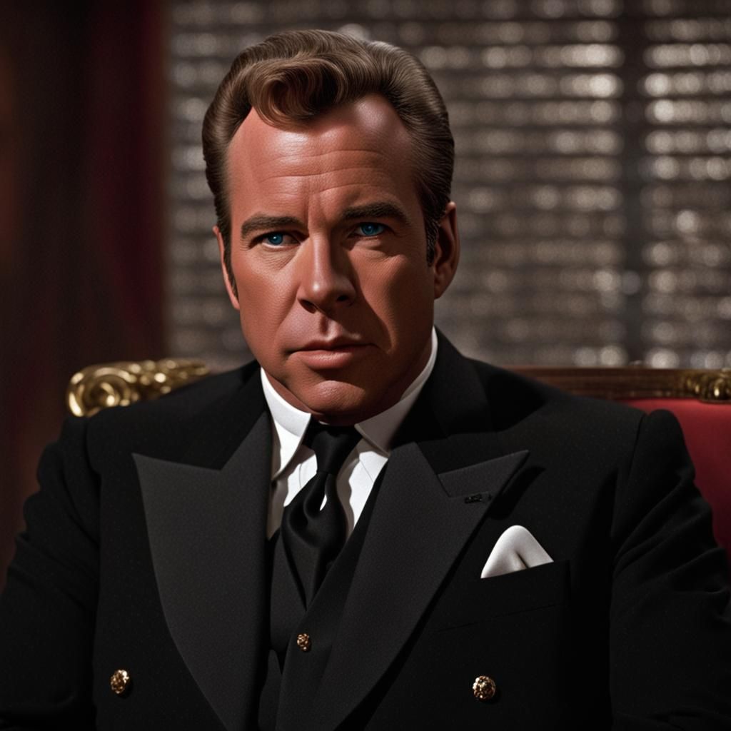 Sinister Godfather Portrait: Cinematic Digital Art