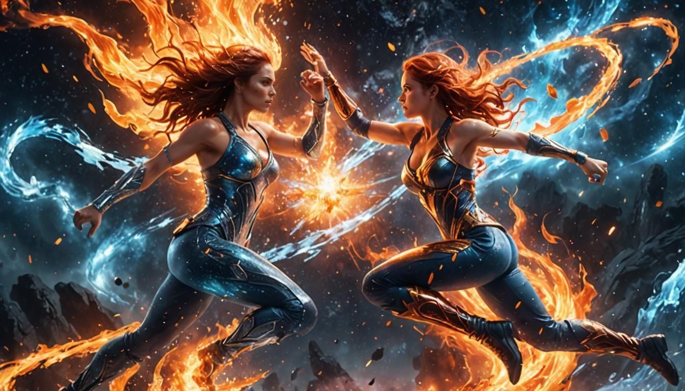 Ice and Fire Women Clash in Galaxy