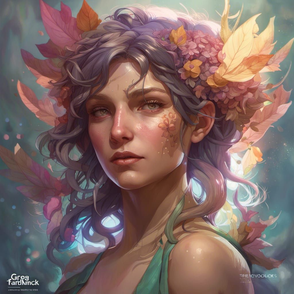Detailed Portrait of a Fae in Trending Art Style