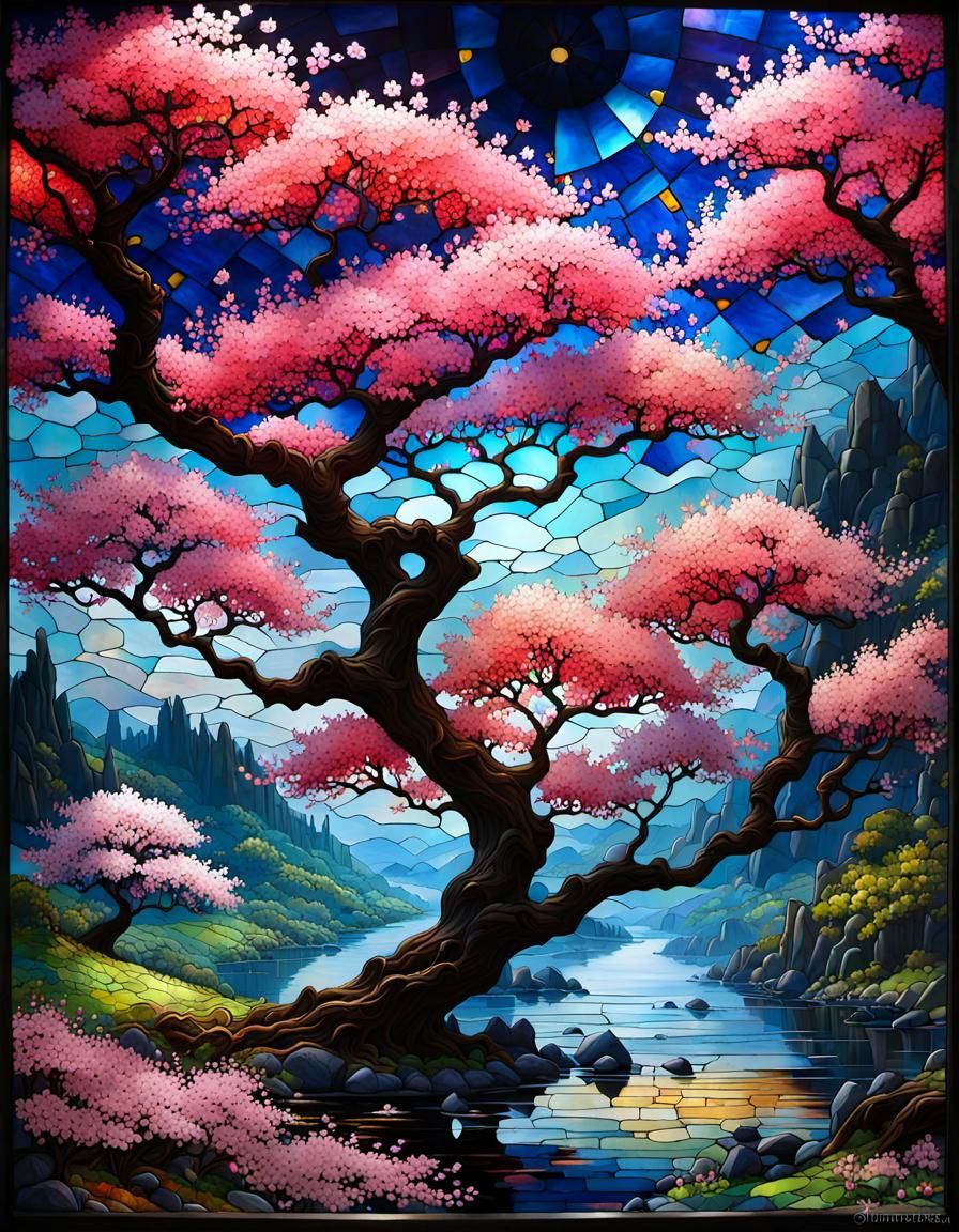 Fantasy World Of Cherry Blossom