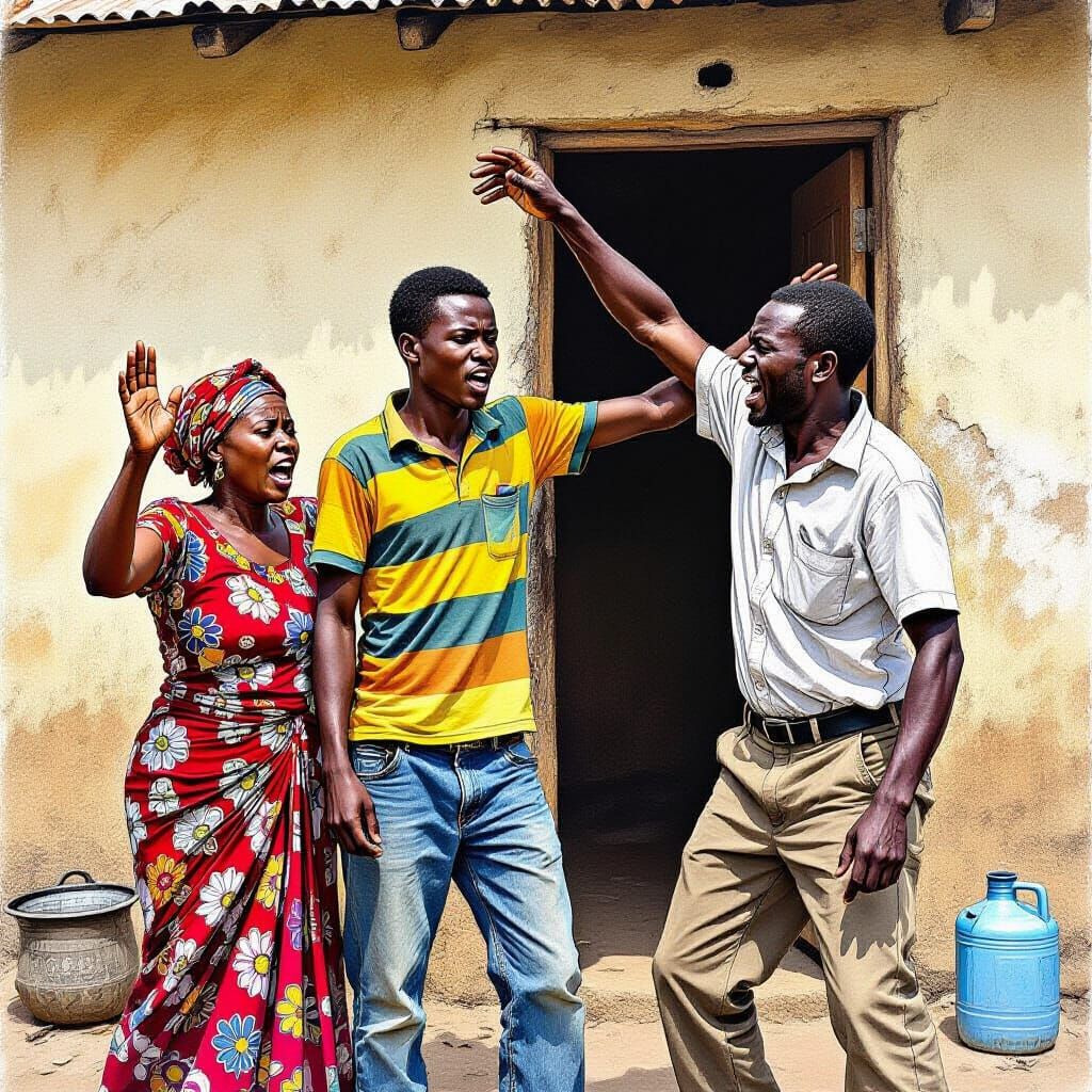 Youth Against Violence: A Pencil Sketch