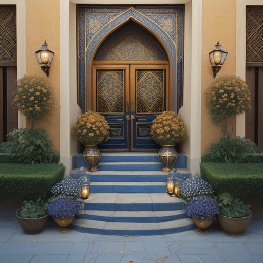 Autumn in a Persian Alleyway