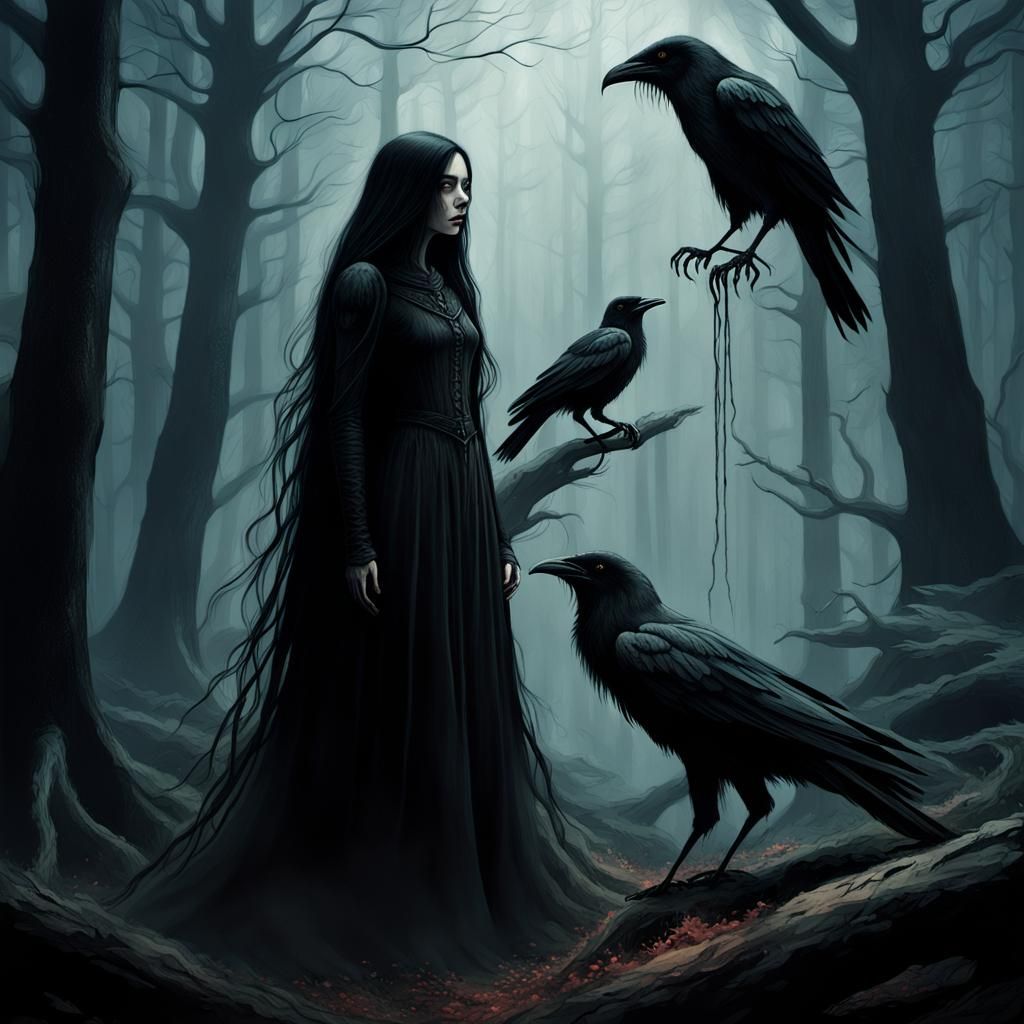 Lasombra Shadow Weaver in Dark Fantasy Art Style