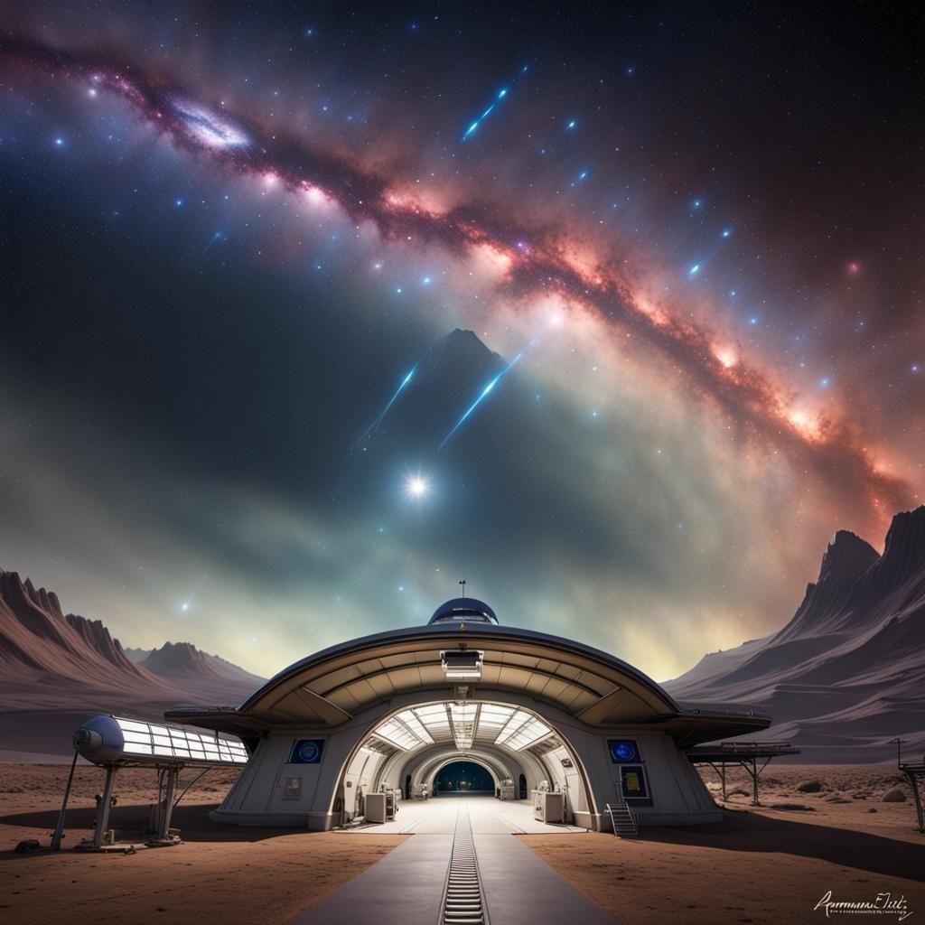 Araminta Station in Galactic Space