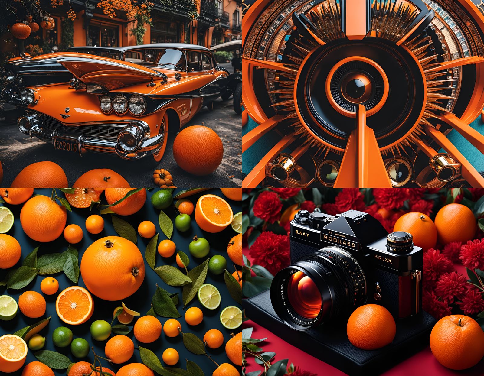Maximalist Clockwork Gears and Orange Segments