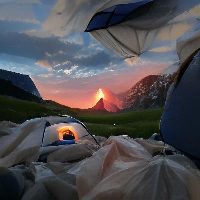 AI Image of a Camping Scene