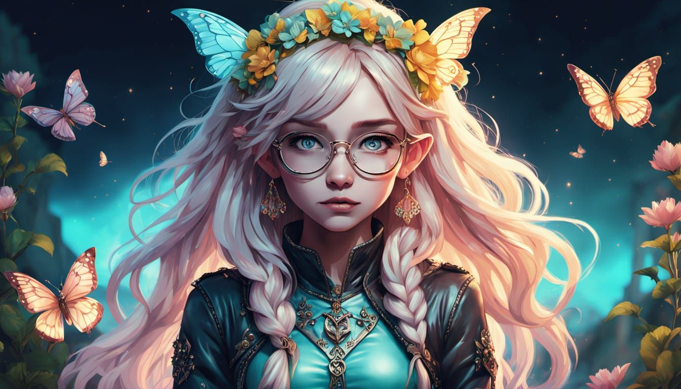 Stylized Female Warriors in Anime-Meets-Comic Book Style