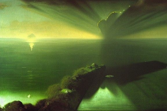 Mysterious Shadow Isles Landscape in Twilight