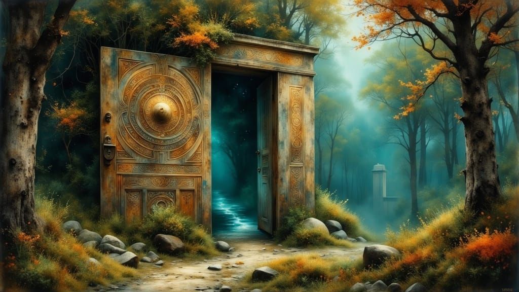 Enchanted Doorway to an Underwater City