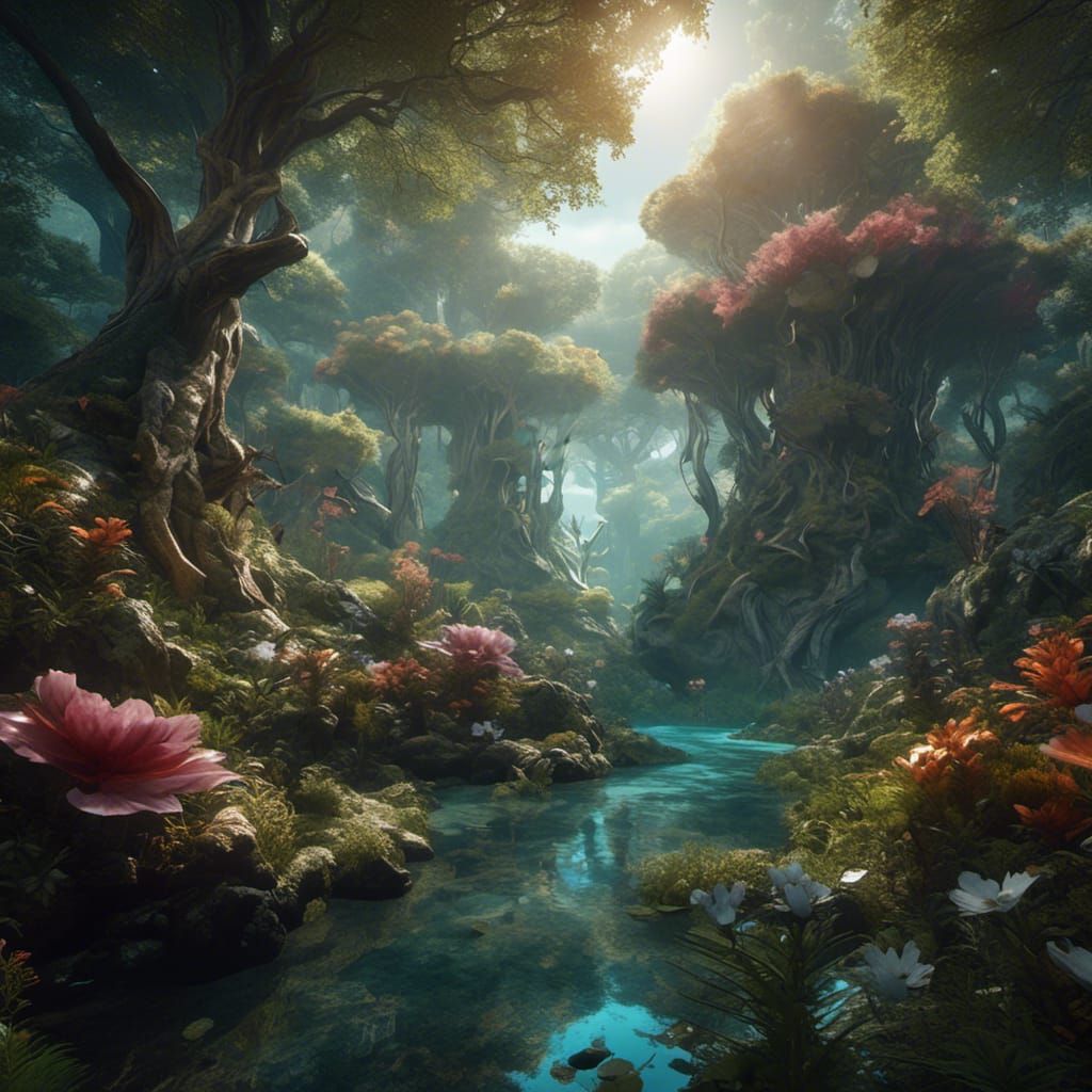 Dreamer From Another Planet in Forest Cosmos