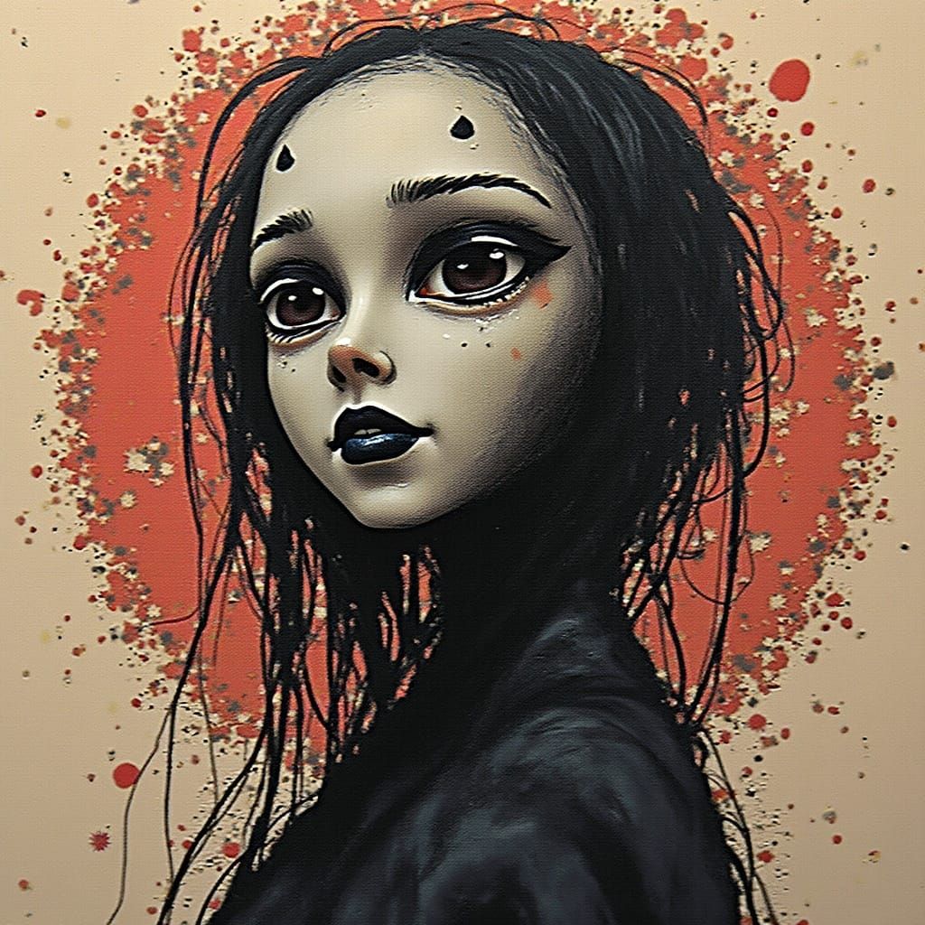 Abstract Distortion Generative AI Art