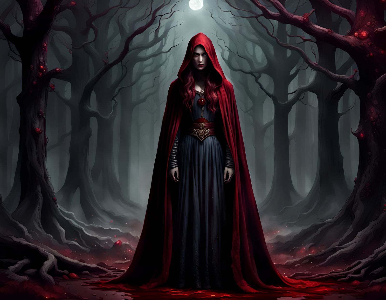 Hero Woman Battles Darkness with Sword of Light