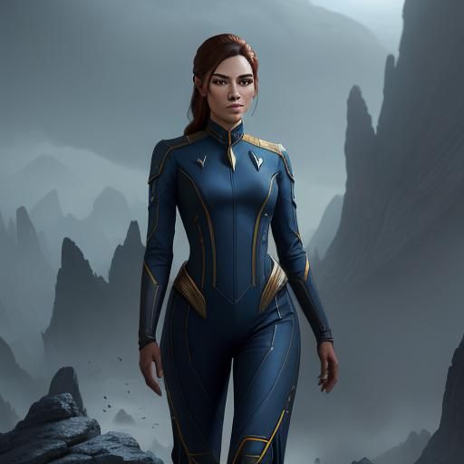 Star Trek Suit: Detailed Matte Painting