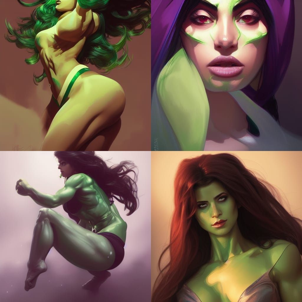 Iranian Woman Transformation: Hyperdetailed Digital Portrait