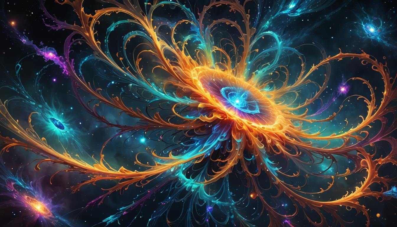 Bioluminescent Plasma Phantom in Celestial Space