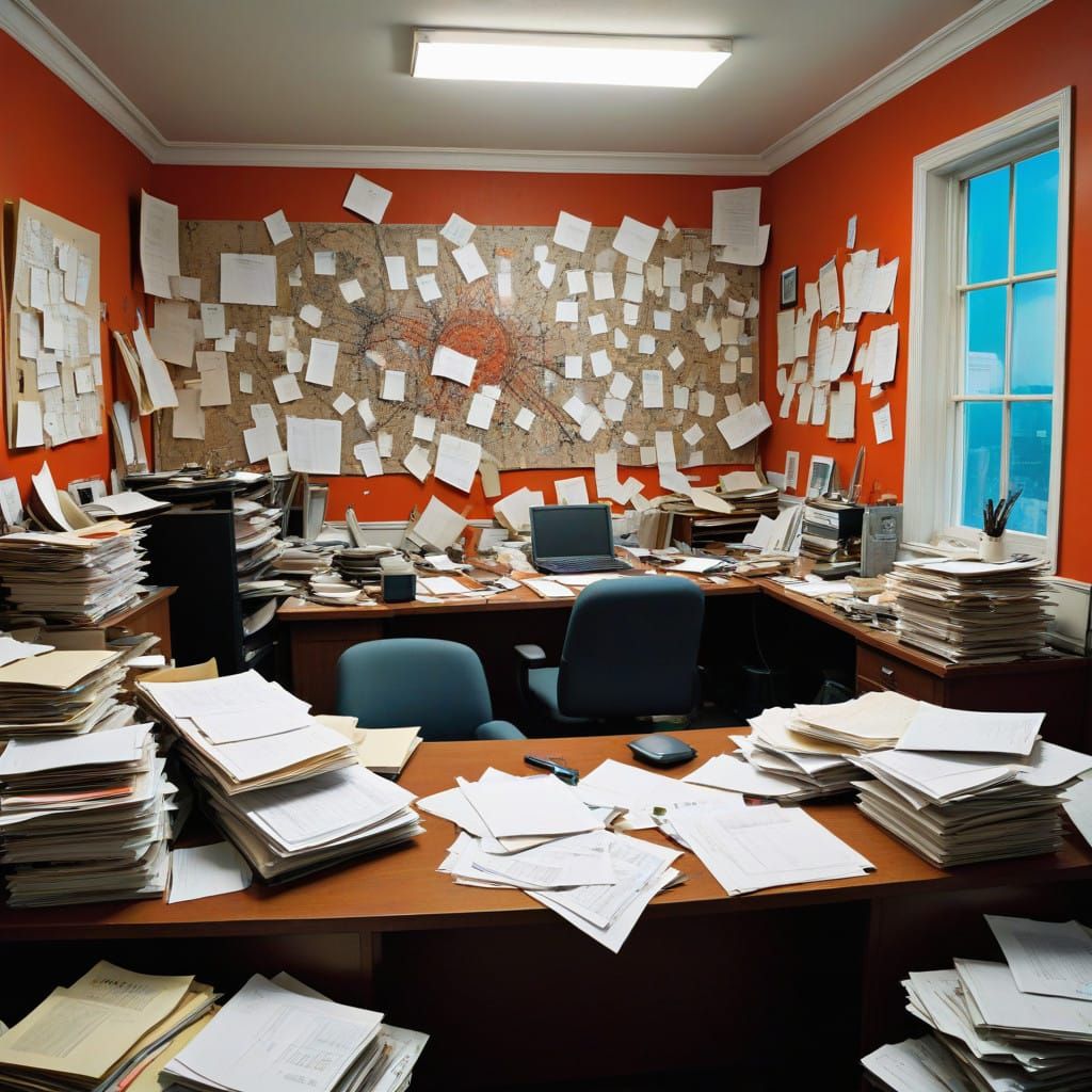 Bureaucratic Chaos in Vibrant Abstraction