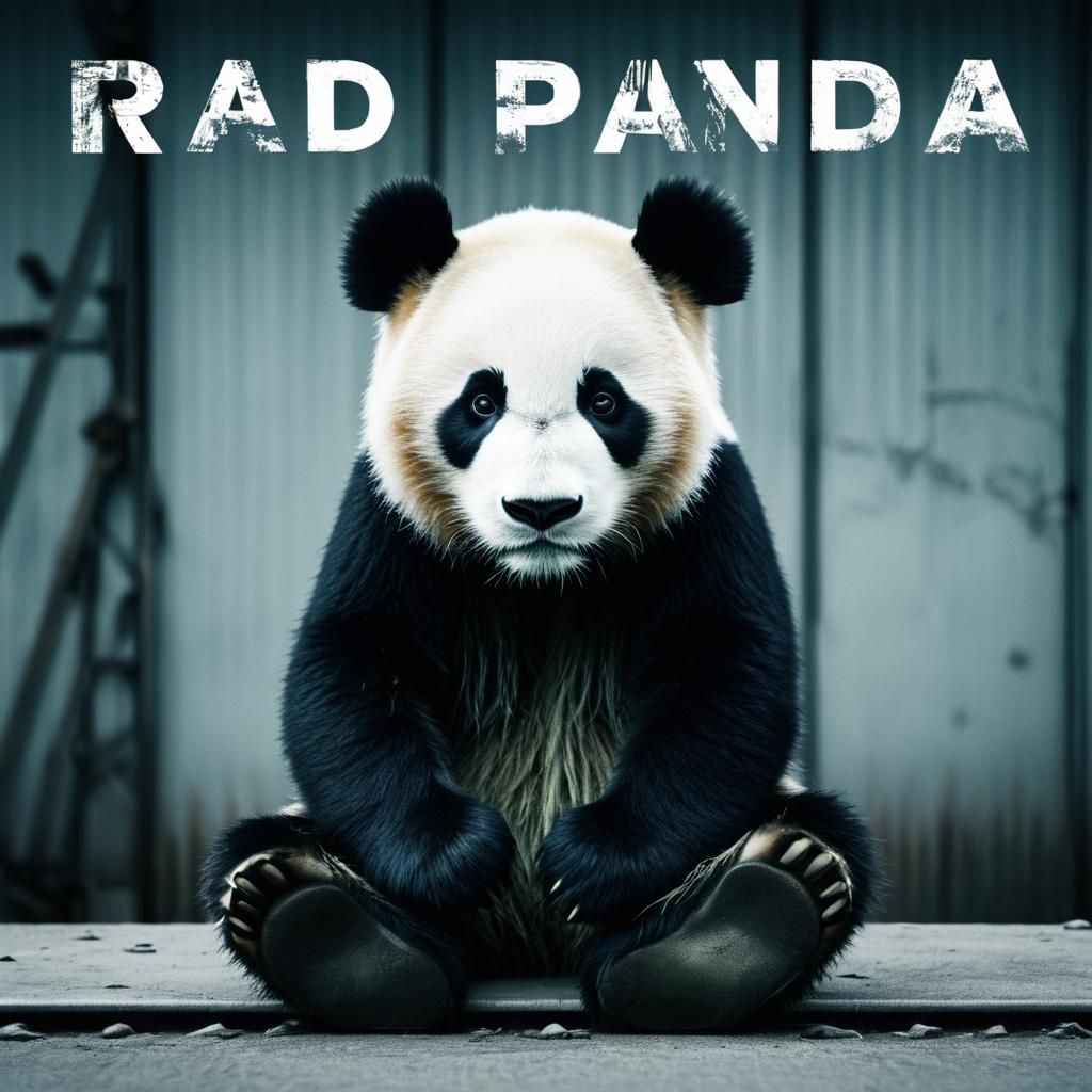 Album Cover for "Rad Panda" German Industrial Hip-Hop Fusion...