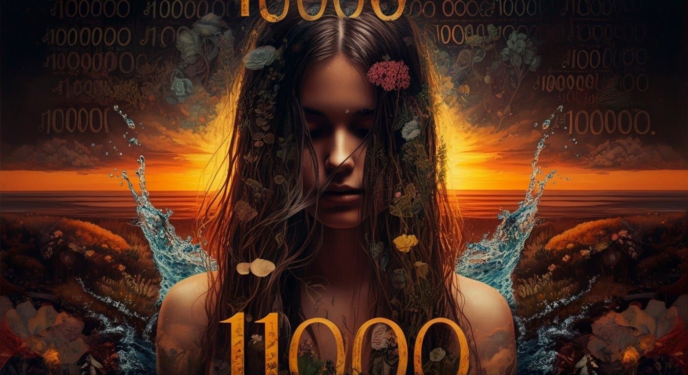 Dreamlike Digital Collage of Gratitude in 8K