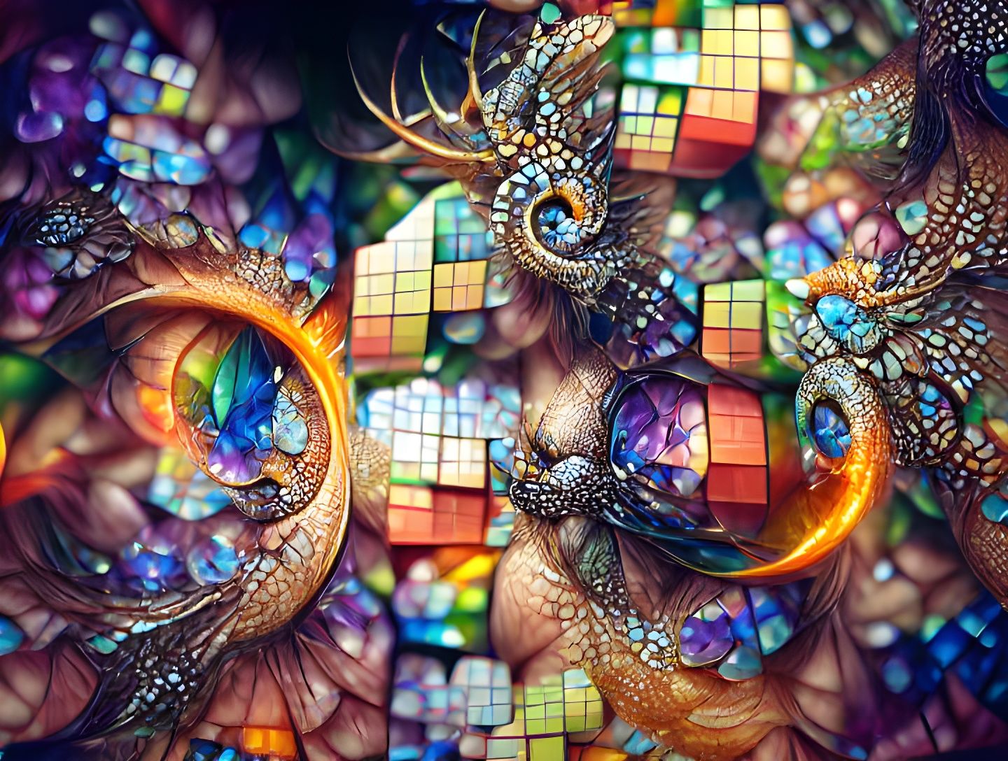 Enchanted Fantasy Artwork in Cel-Shaded Style