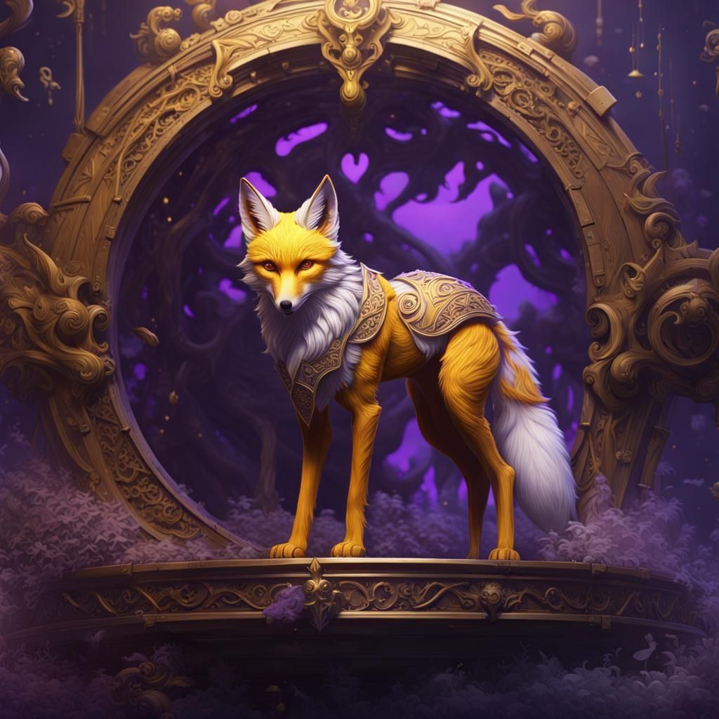 Mithril Fox Dark Fantasy Concept Art