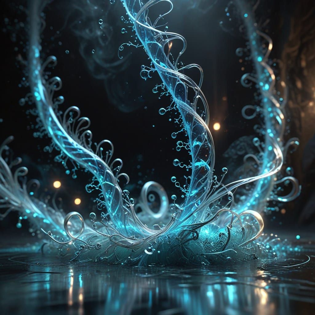 Ethereal Threads of Soul Energy Unfurl