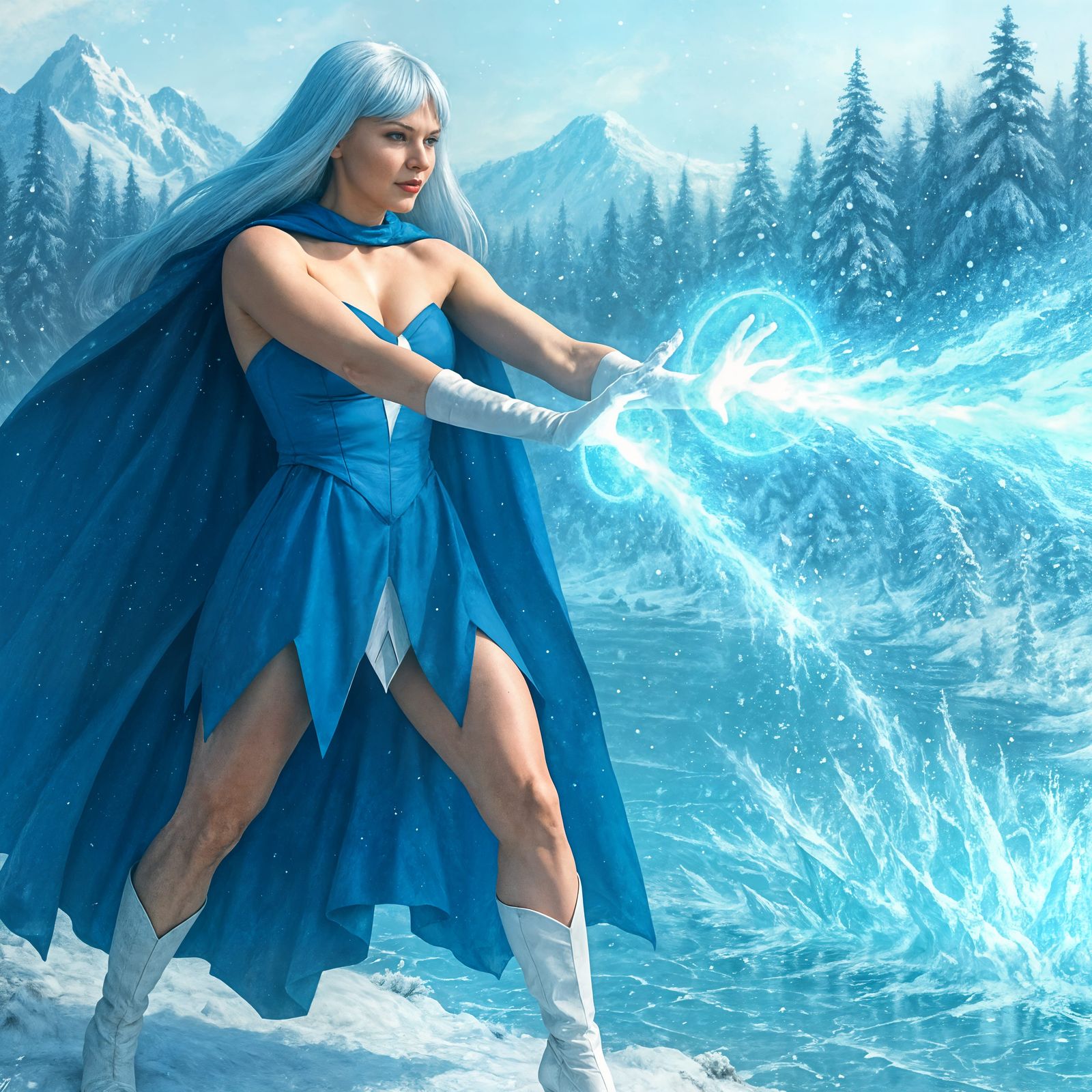 Frosta Blasts Wintery Mix in Cinematic Film Still