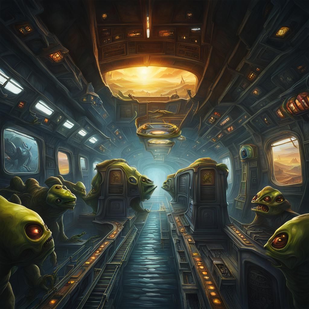 Simple Alien Creature Generated by AI