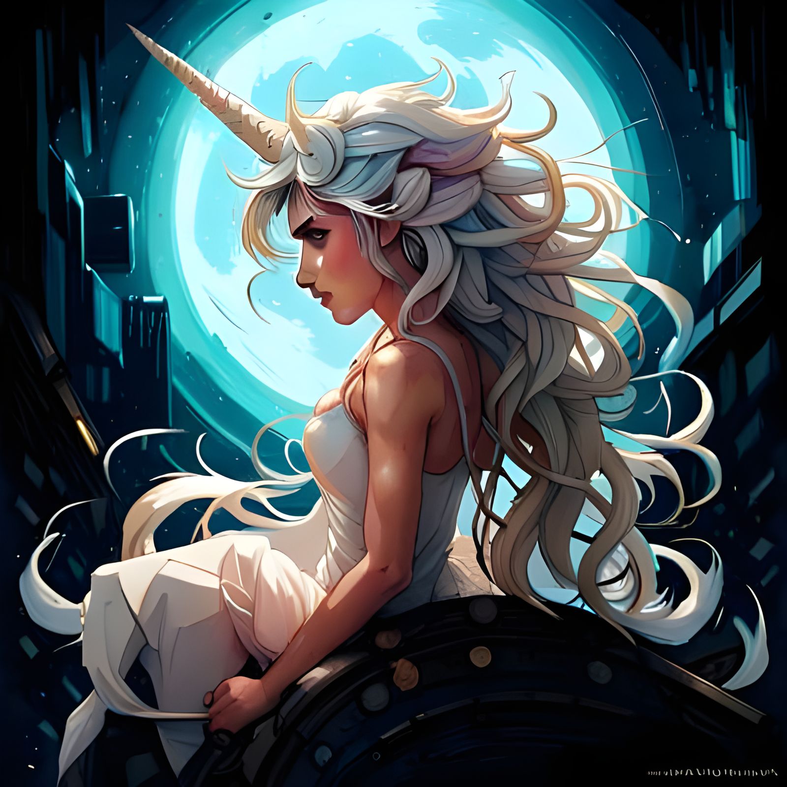 Rainbow Unicorn: Hyperrealistic Fantasy Art