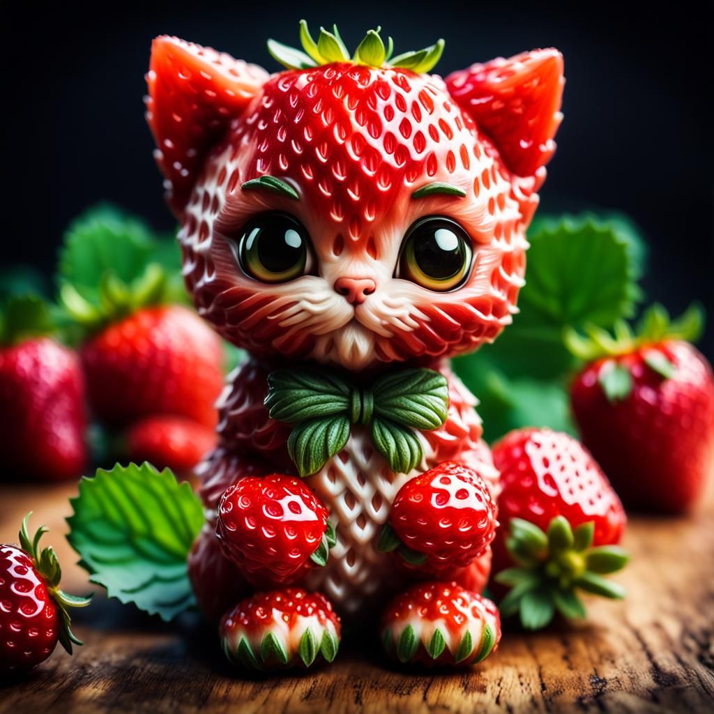 strawberry kitten