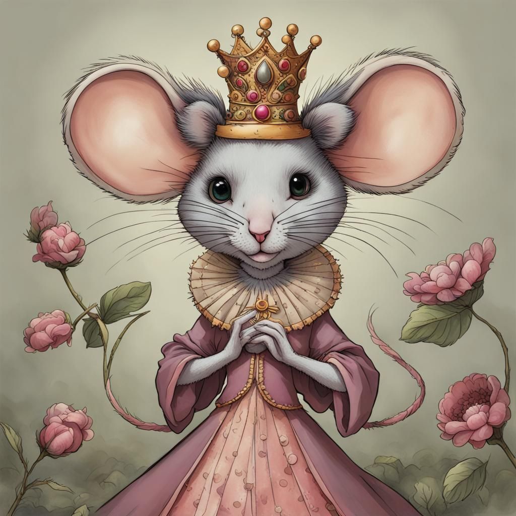 Moppet Mouse Queen Portrait