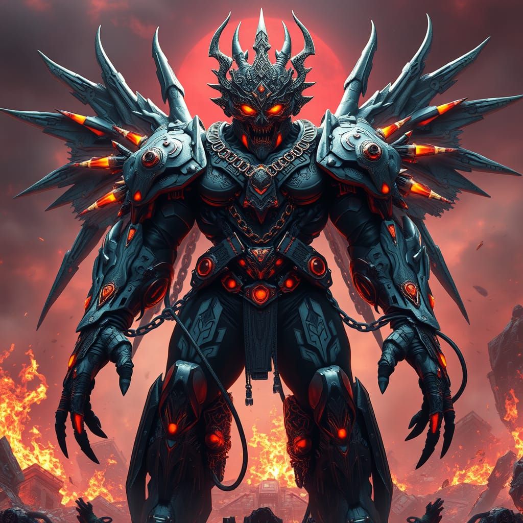 Cyber Soldier God Reveals Dark Future