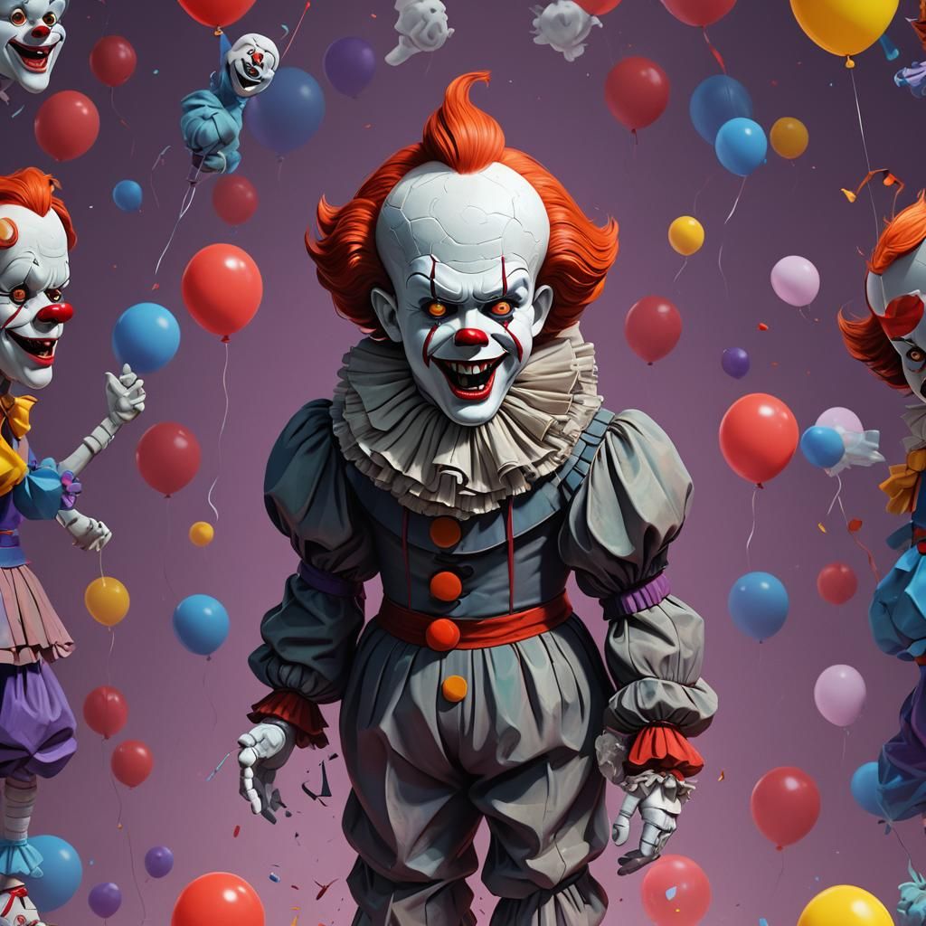 Pennywise Reimagined as Pixar 3D Art