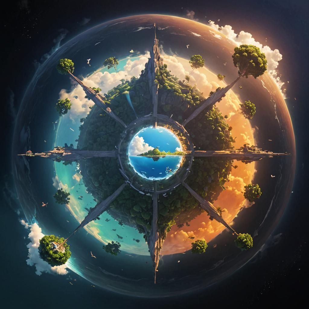 AI Generated Sky Island