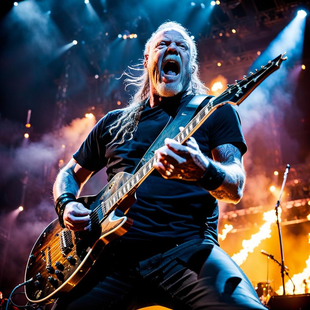 Metallica Concert: High-Energy Stage Photography