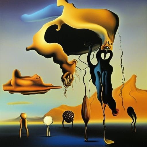 Surreal Fear Inspired by Salvador Dali