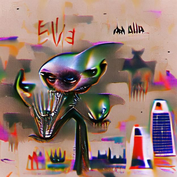 Menacing Alien Creature