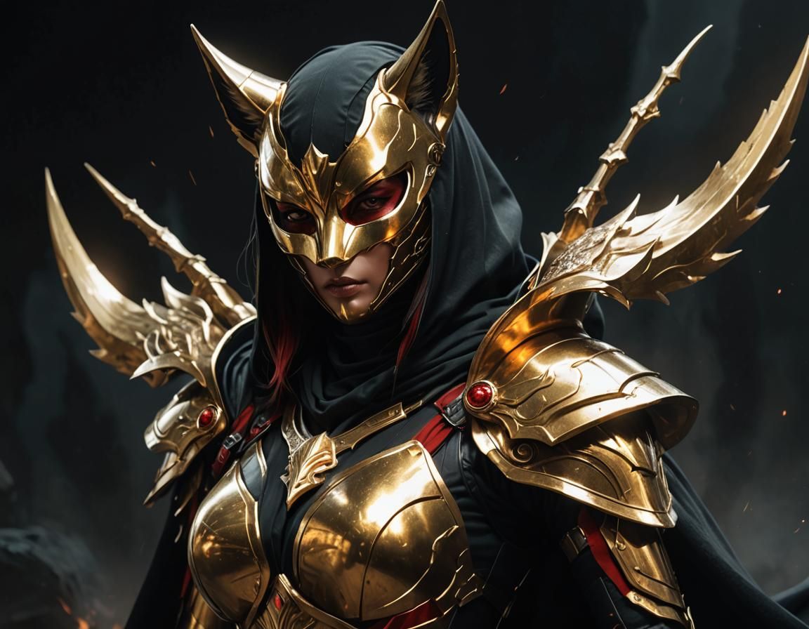 Roodaka in Dark Fantasy Gynoid Armor