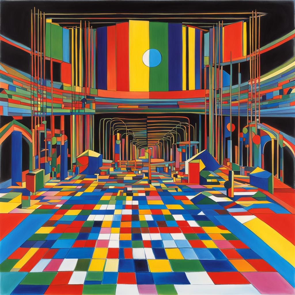 Surreal Musical Theater with Mystical Light