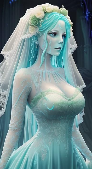 Slime Bride in Slimy Wedding Dress