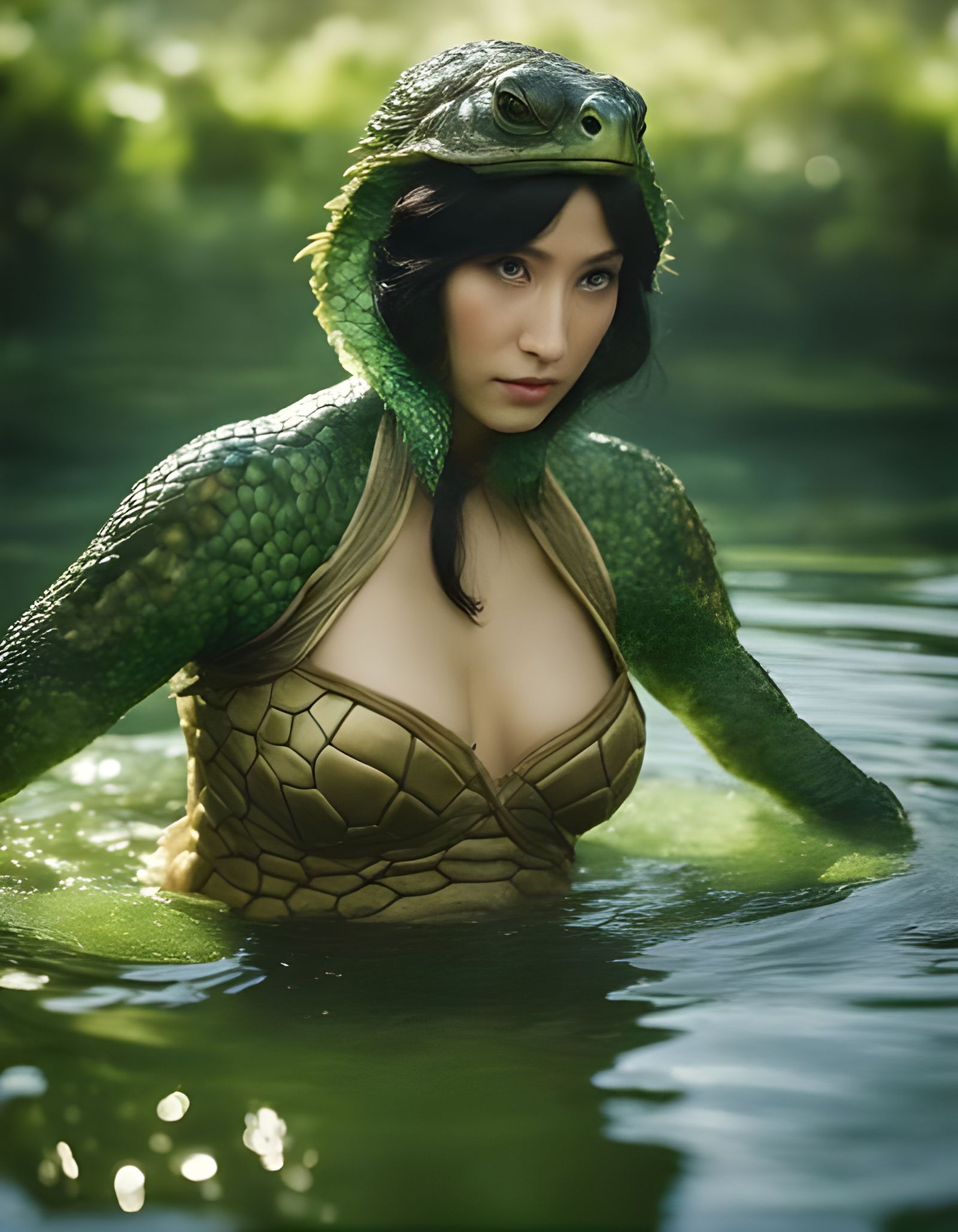 Japanese Kappa Goddess